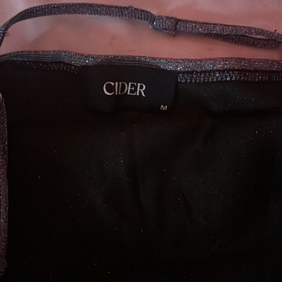 Cowl neck glitter mini dress - Picture 6 of 6